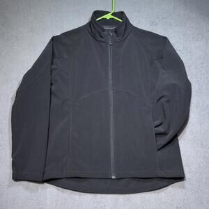 Black Diamond Womens Large Softshell Jacket Black Full Zip Stretch Outdoor